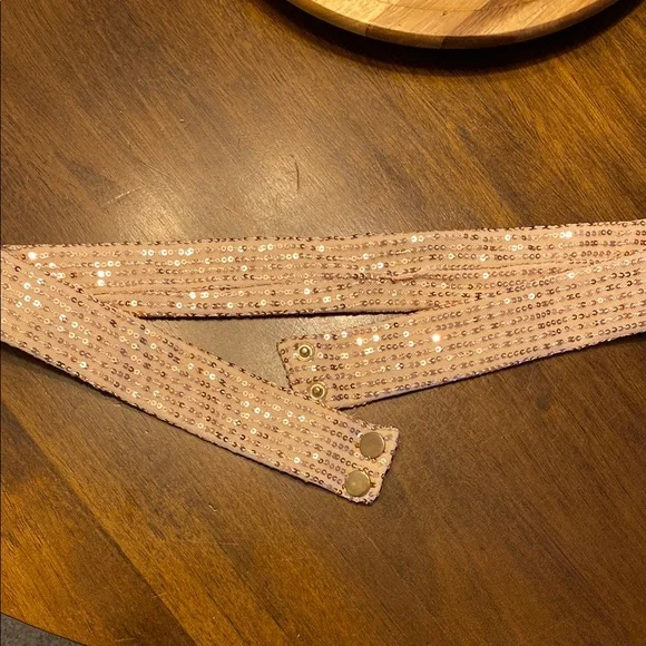 Elegant Gold Sequin Dress - Picture 8 of 8